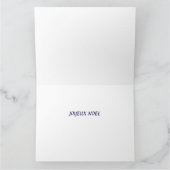 折りたたみ式グリーティングカード カード (内部)