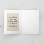 折りたたみ式グリーティングカード カード (内部)