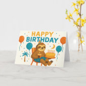 折りたたみ式グリーティングカード カード (黄色い花)