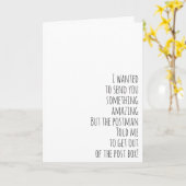 折りたたみ式グリーティングカード カード (黄色い花)