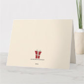 折りたたみ式グリーティングカード カード (裏面)