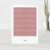 折りたたみ式グリーティングカード カード (裏面)