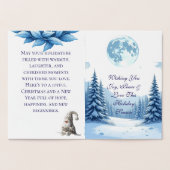 折りたたみ式グリーティングカード 箔カード (内部)