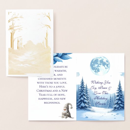 折りたたみ式グリーティングカード 箔カード (ディスプレー)