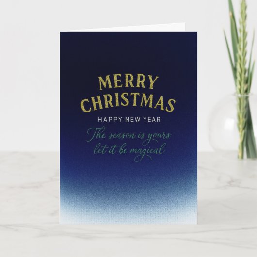 折りたたみ式ホリデーカード クリスマス (正面)