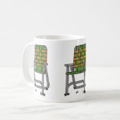 折りたたみ式芝生椅子 コーヒーマグカップ (正面左)