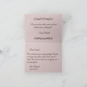 折りたたみ式 オーダーメイド 弔慰カード サンキューカード (内部)