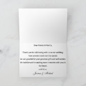 折りたたみ感謝カード サンキューカード (内部)