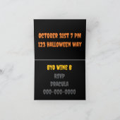 折りたたみ招待状 招待状 (内部)