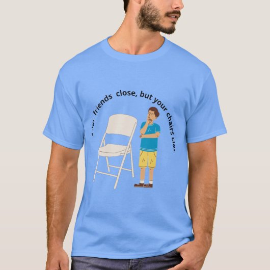 折りたたみ椅子 6 Tシャツ (正面)
