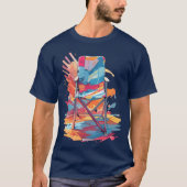折りたたみ椅子 Tシャツ (正面)