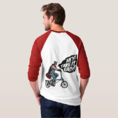 折りたたみ自転車レスラー Tシャツ (裏面フル)