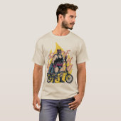折りたたみ自転車 Tシャツ (正面フル)