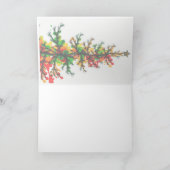 折りたたみ クリスマス ホリデー カード (内部)