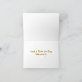 折りたためる感謝カード サンキューカード (内部)