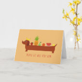 折りたたんだグリーティングカード「早く元気になって下さい」 カード (黄色い花)