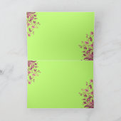 折りエレガント曲げサンキューカード サンキューカード (内部)