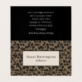 折りエレガント畳み名刺モダンフローラ 名刺 (外部フラット)