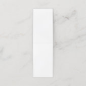 折りカスタム曲げアポイントメントカード – 垂直 予約カード (外部開封)