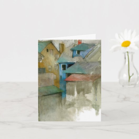 折りカスタム畳みノートカード カード (小さな植物)