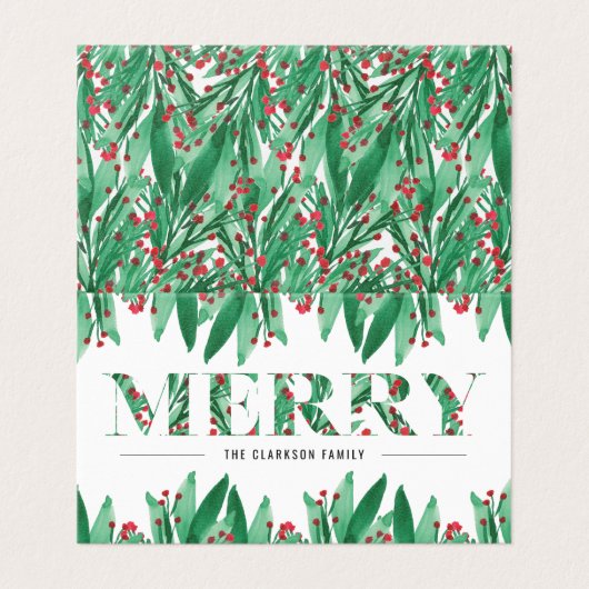 折りメリーカード (外部フラット)