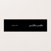 折りモダン畳み名刺のエレガントテンプレート 名刺 (外部フラット)