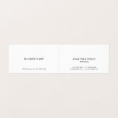 折りモダン畳み名刺のエレガントテンプレート 名刺 (内部フラット)