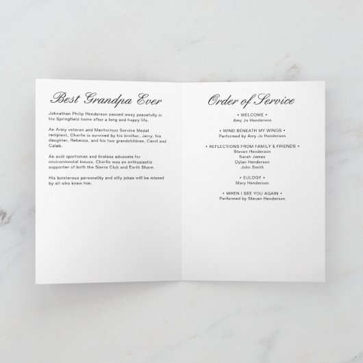 折りモダン畳み式サービス写真順 プログラム (内部)