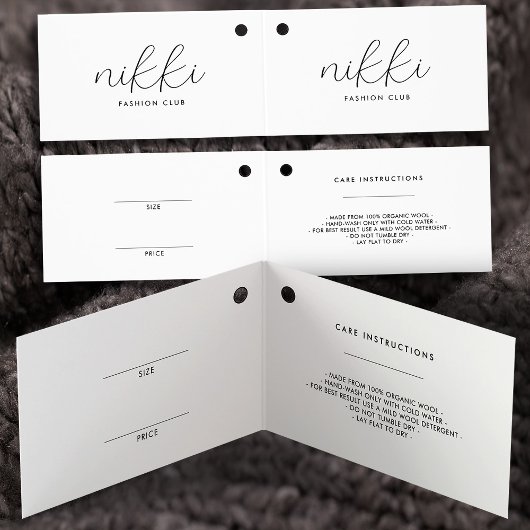 折りモダン畳み白衣価格つるラベル