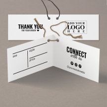 折りモダン畳み衣料白つるラベルカード