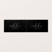 折りモダン畳み黒衣料価格つるラベル (外部フラット)