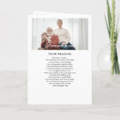 折りモダン畳み14写真追悼式 プログラム (裏面)