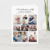 折りモダン畳み14写真追悼式 プログラム (正面)