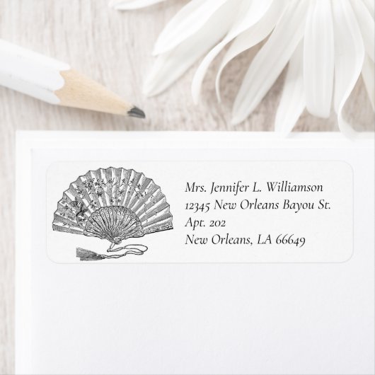 折り中国の畳み式ハンドファンエレガントヴィンテージファッション ラベル (インサイチュ)