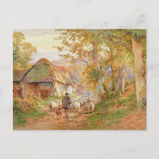 折り曲げに戻る ポストカード (正面)