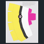 折り曲げアセンブリをカットできるDIY優先ボックス<br><div class="desc">これは愛らしい小さなトリートボックスであり、あなたはそれと同じようにパーソナライズまたはプリントし、自分自身を組み立てることができる。クラフトナイフ、切断のための金属の定規、そして良い品質の紙接着剤または両面テープが必要な全て。結果を得るには、かなり頑丈な（中重量の）紙ストックを最高の選択する。</div>