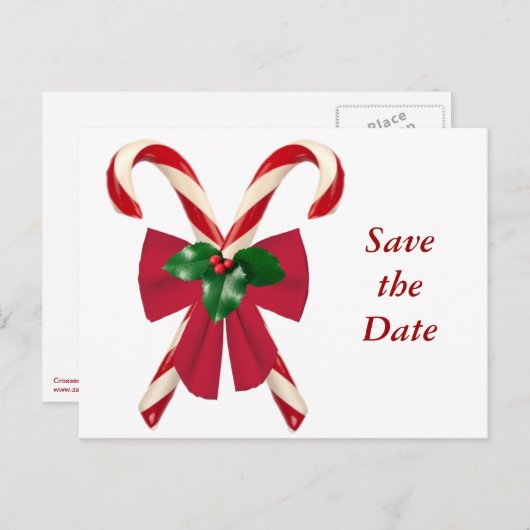 折り曲げキャンディーと弓はがき 案内ポストカード (正面/裏面)