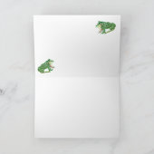 折り曲げサンキューカード   ：カエルRibbit、Ribbit サンキューカード (内部)