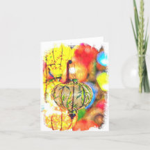 折り曲げサンキューカード