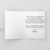 折り曲げサンキューカード サンキューカード (内部)