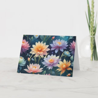 折り曲げサンキューカード サンキューカード