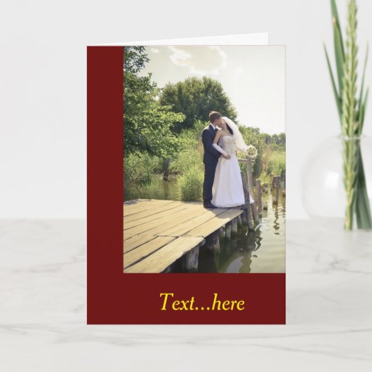 折り曲げサンキューカード サンキューカード (正面)