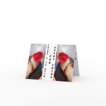 折り曲げサンキューカード