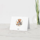 折り曲げサンキューカード サンキューカード (裏面)