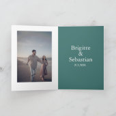 折り曲げパンパ結婚スのテーブル番号 招待状 (内部)