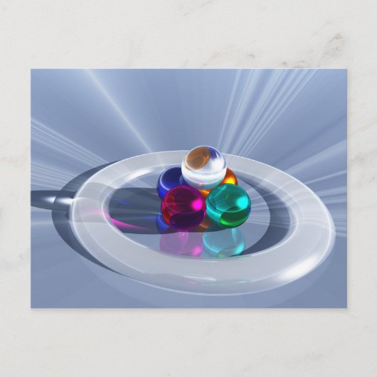 折り曲げライトポストカード ポストカード (正面)