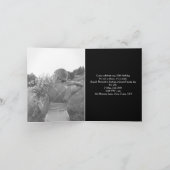 折り曲げ写真R.I.P.マイユース30歳の誕生日招待状 招待状 (内部)