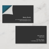 折り曲げ名刺 名刺 (正面/裏面)