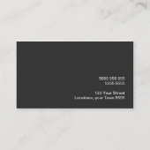 折り曲げ名刺 名刺 (裏面)