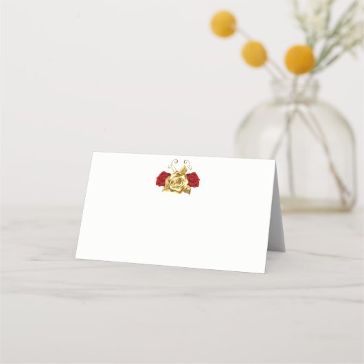 折り曲げ名座席表 プレイスカード (正面)